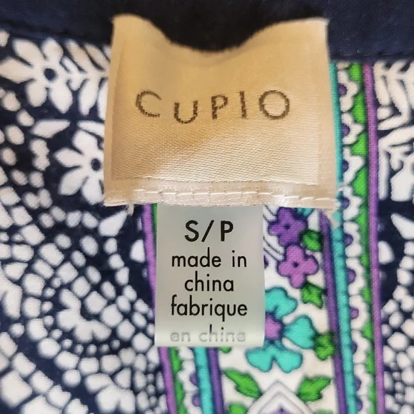 Cupio Medallion Floral Print Sleeveless Dress, Size Small - Picture 7 of 9